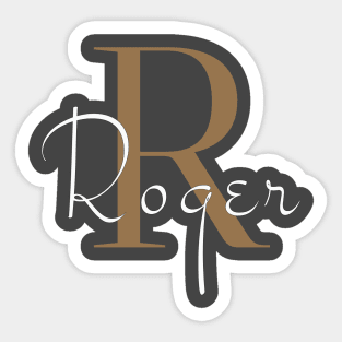 I am Roger Sticker